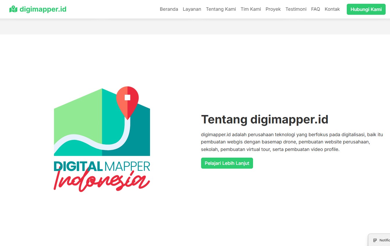 Website Digimapper Indonesia